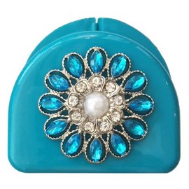 Zumoe Decorated Mouthguard Case - Blue Star - Aqua