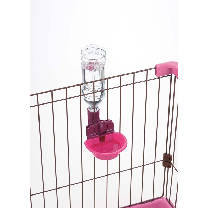 Richell Water Dish , safety pink