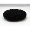 Black Reusable Nylon Non-Scratch Crochet Dish Scrubbies Set of 2,
