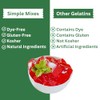 Simple Mixes Natural Gelatin Dessert, Raspberry, Strawberry & Cherry, Healthy