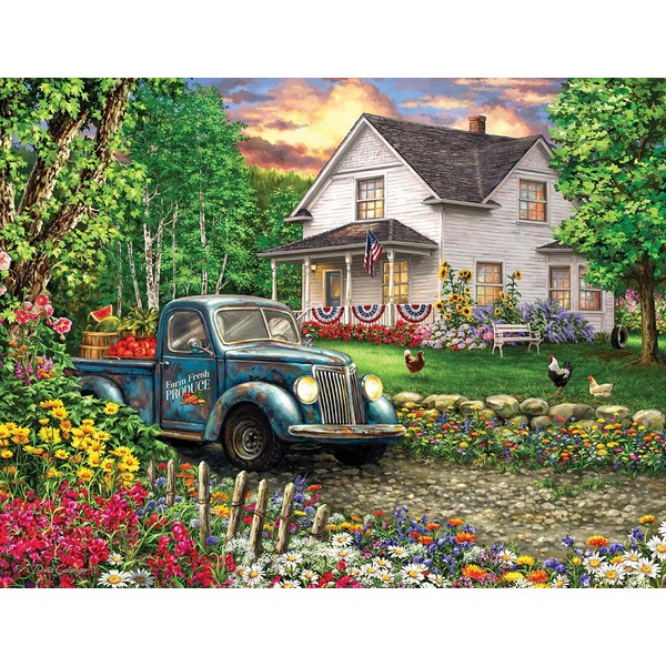 Springbok 500 Piece Jigsaw Puzzle Simpler Times - Made in USA