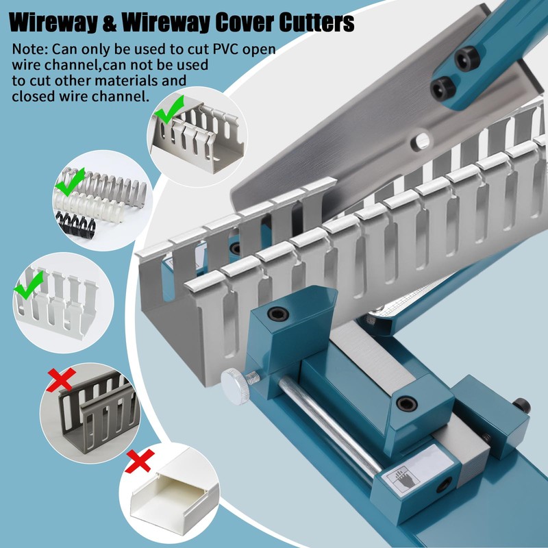 Helivivfy Cable Tray Cutting Tool PVC Cable Tray Cutter with