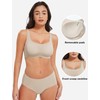 YEOREO Womens Everyday Bra Scoop Wireless Bralette No Underwire Corriney