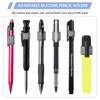 4 Pack Retractable Pen Pencil Holder with 31.5" Durable Dyneema