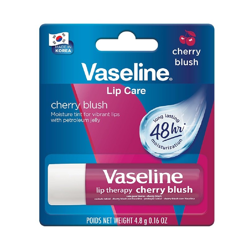 Vaseline - Bálsamo para Labios, Lip Therapy Cherry Blush Hidratación