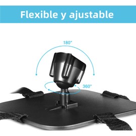 Espejo Retrovisor de Bebé para Auto, Espejo de Observación para Bebé Vista Panorámica, Espejo de Seguridad para Asiento de Coche, Rotación de 360 Grados Ajustable, Inastillable,Panorama Claro