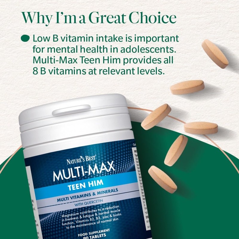 Nature's Best Multi-Max Multivitamin for Teen Him - with Vitamin