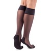 LORES Pop Socks Ladies Knee-highs Breathable with Massage Sole Pressure-Free