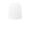 Port & Company Fleece-Lined Knit Cap OSFA White