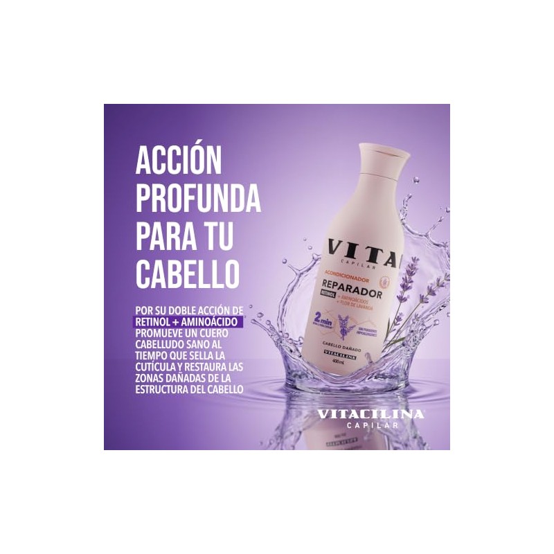 Vitacilina Acondiconador Reparador, Botella con 400 ml