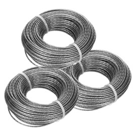 FUSHUI 3 Pack Replacement Trimmer Line, F016800462 Strimmer Line, Compatible for Bosch EasyGrassCut18, 23, 26 and Bosch, UniversalGrassCut, Art 30-36, Art 24, Art 27