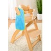 Wörner Set of 2 baby bibs with press stud, adjustable