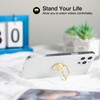 [2 Pack] Cat Ears Glossy FinishCell Phone Ring Holder Stand,