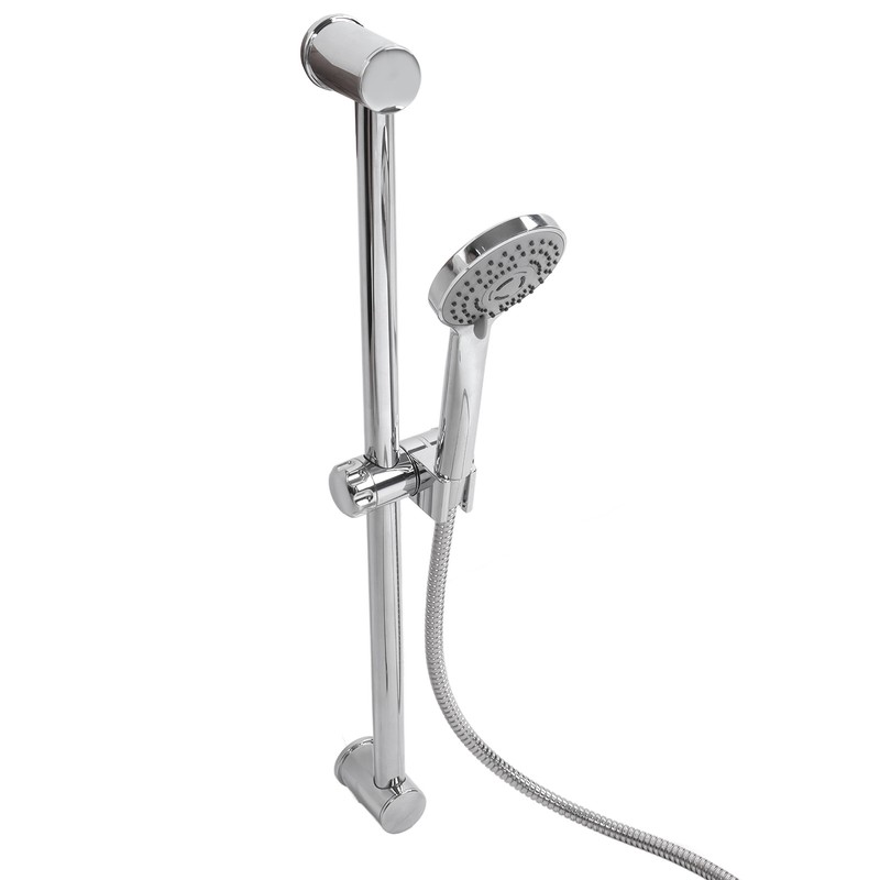 Shower Rail Set Handheld Shower Head Adjustable Slide Bar with