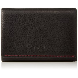 Takeokikuchi Men's Business Card Holder, Card Case, Molvid Series, Black