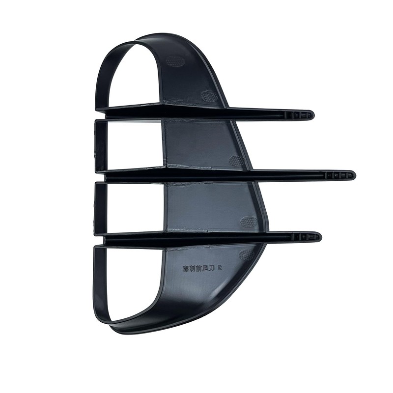 2 PCS Front Rear Bumper Spoiler Side Vent Cover Canard