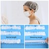 TUPARKA 120 Pcs Disposable Shower Caps Plastic Elastic Bath Cap