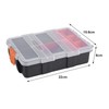 MOUMOUTEN Storage Box Tool, Double Layer Plastic Heavy Duty Case