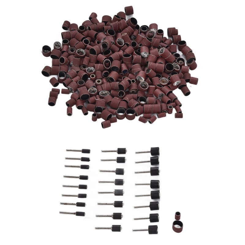 384Pcs Sanding Drum Sleeve Set Resin Drums Mandrels for Nuclear