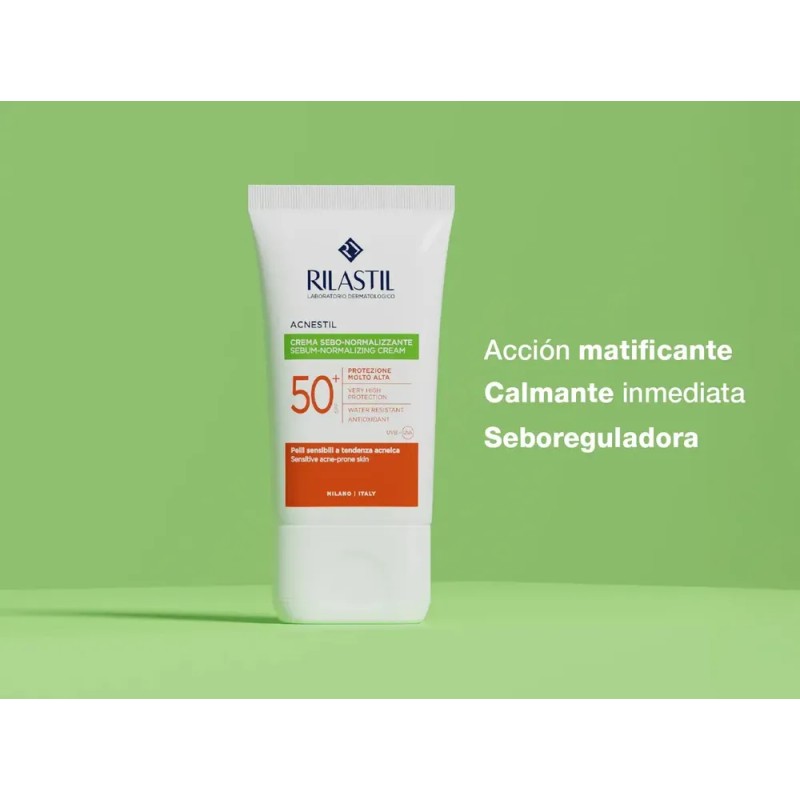 Rilastil Sun System Spf50+ Acnestil 40ml Protector Solar