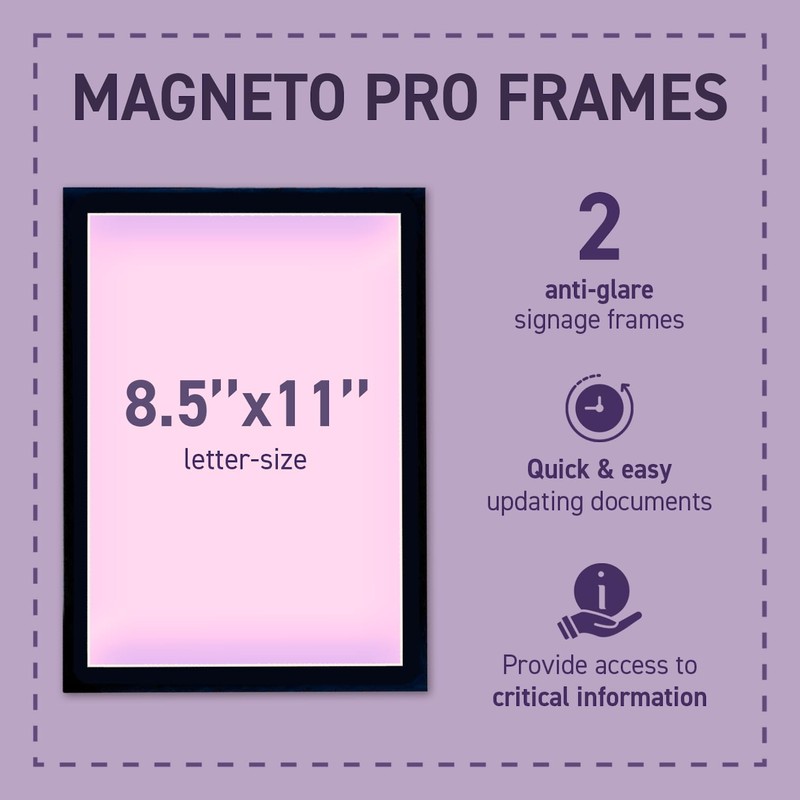 DJOIS by Tarifold - Magnetic Document Display Pocket - Non-Glare