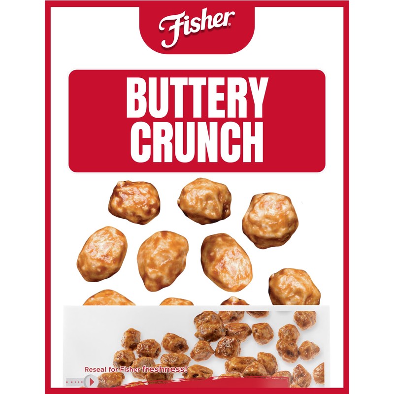 Fisher Snack Butter Toffee Peanuts, 5.5 Ounces (Pack of 6),