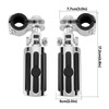 Bravema Highway FootPegs Fit for Motorcycle 1 inch to 1