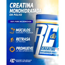 Creatina Ronnie Coleman Creatine Xs 1 Kg 400 Servicios Sabor Sin sabor                                                                                