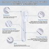 AZY 60pc Curtain Hooks Plastic Curtain Hooks Adjustable Design Durable
