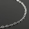UMAOKANG 16.4 Feet Heart Chain for Jewelry Making Stainless Steel