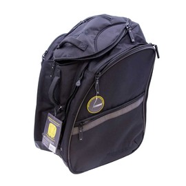 TRANSPACK COMPETITION PRO Unisex Water-Resistant 80 L Ski/Snowboard Boot Helmet Goggles & Gear Backpack Bag, Black w/Charcoal electric