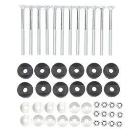 Galvanized Steel Trampoline Screws Set of Long Trampoline Bolts and Nuts for Various Trampolines Prevent Tipping Over