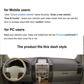Fcovergurus Dash Cover Mat Custom Fit for Infiniti QX56 with Light Sensor,Dashboard Pad Carpet Protector F209 (Dark Gray)