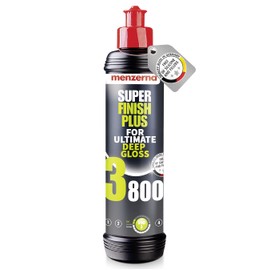 menzerna “Super Finish Plus 3800” I Deep Gloss Polish for a Perfect Mirror Finish I Polishing Compound for Micro Scratches & Holograms I Silicone Free I 8 fl oz.