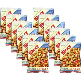 Kasugai Roasted Nuts Assortment (Mame Mix) Net Wt. 2.01oz/57g (12 Pack)