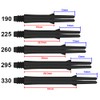 L-Style Carbon L-Shaft Lock Straight Twotone Blue Display Length 330
