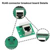 AYWHP RJ45 Connector Breakout Board 8 Pin Headers Network Port