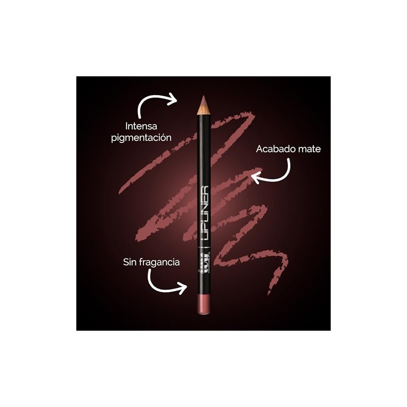 Kit de Labios Nude con Labial Líquido Italia Deluxe, Labial