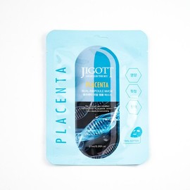 Jigott Placenta Real Ampoule Mask (1 sheet) One ampoule filled into a single sheet / 지고트 플라센타 리얼 앰플 마스크 (1매) 앰플 1병을 한장에 가득