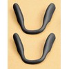 Kygear 2 Pairs Black Silicone Replacement Nose Piece Compatible with