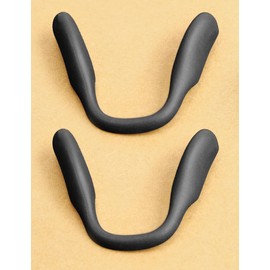 Kygear 2 Pairs Black Silicone Replacement Nose Piece Compatible with Oakley Split Shot OO9416/Crossrange OO9361 OO9360 Sunglasses, Anti-Slip Silicone Rubber Nose Cushions Nose Guard Nose Pads