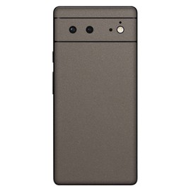 wraplus Skin Seal Compatible with Pixel 6 [Space Gray] Back Protective Cover Film Case Eco Packaging