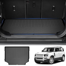 Powerty Trunk Mat for 2020-2023 2024 Land Rover Defender 110 Accessories Cargo Mats TPE All Weather Cargo Liner Heavy-Duty Trunk Liners