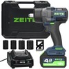Zeite 18V Cordless Impact Wrench Kit,High Torque 1/2" Brushless Impact