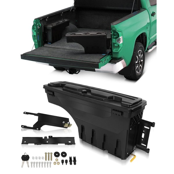 SCITOO Truck Bed Tool Box 180° Rotating Storage Tool Box