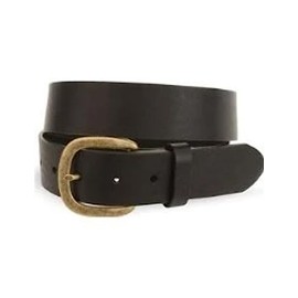 Justin Men's Basic Leather Work Belt Reg And Big Black 44