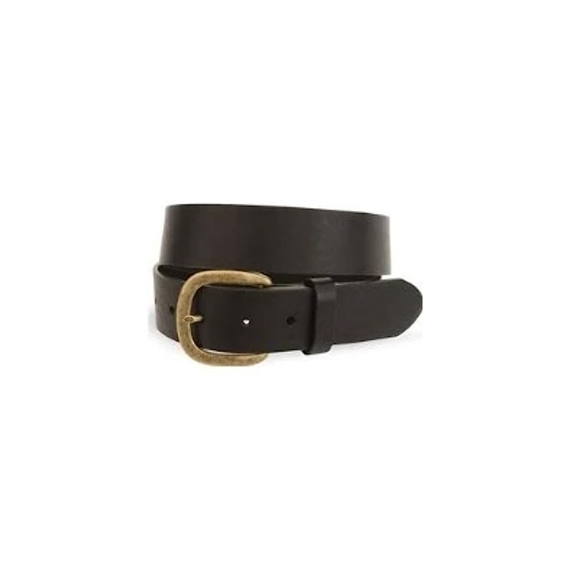 Justin Men's Basic Leather Work Belt Reg And Big Black