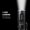 HAUTMEC 1400 Lumen Rechargeable Flashlights LED EDC Flashlight with 90