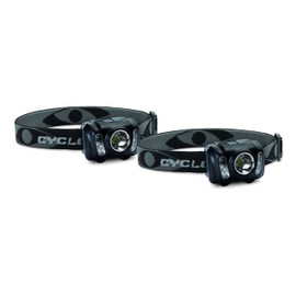 Cyclops 210 Lumen Head Lamp - 2 Pack , Black