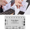 Guitar Neck Notched Straight Edge Luthiers Tool with String Action